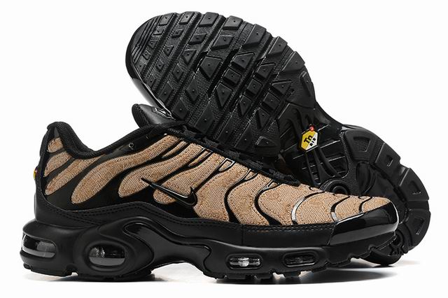 Nike Air Max Plus Tn Men's Running Shoes Black Latte-86 - Click Image to Close